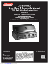 Coleman 8350 Series Assembly Manual