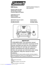 Coleman 9930 Series Instructions For Use Manual