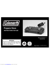 Coleman 5434A700 Instructions For Use Manual