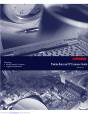 Compaq Presario,Presario 1600-XL146 Features Manual