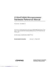Compaq EV68A Hardware Reference Manual