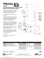 Cooper Lighting PM113cbi Specification Sheet