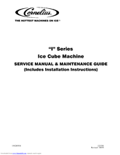 Cornelius Xtreme 322 Series Service Maintenance Manual