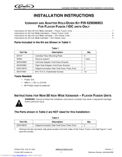 Cornelius Flavor Fusion 620053922 Installation Instructions Manual