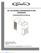 Cornelius UC700-W Installation & Service Manual