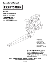 Craftsman INCREDI.PULL 316.794980 Operator's Manual