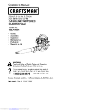 Craftsman 358.794964 Operator's Manual