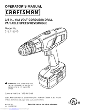 Craftsman 11551 Operator's Manual