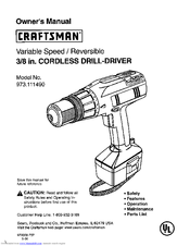 Craftsman 973.111490 Owner's Manual