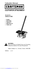 Craftsman 944.511580 Instruction Manual