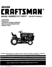 Craftsman 917.258911 Owner's Manual