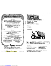 Craftsman 917.28746 Operator's Manual
