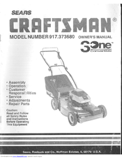 Craftsman 917.37368 Owner's Manual