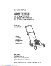 Craftsman 917.387210 Owner's Manual