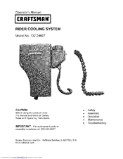 Craftsman 132.24607 Operator's Manual