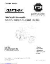 Craftsman 486.246213 Owner's Manual