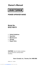 Craftsman 919.716171 Owner's Manual