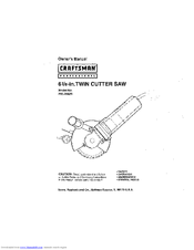 Craftsman 286.26829 Owner's Manual