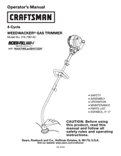 Craftsman 316.79614 Operator's Manual