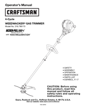 Craftsman 316.79617 Operator's Manual