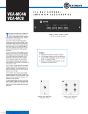Crown VCA-MC4A Specification Sheet