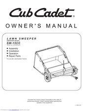 Cub Cadet SW-15CC Owner's Manual