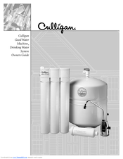 Culligan GoodWater Machine DrinkingWater System Owner's Manual