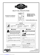 Cumberland Stove Works MF3500S Operator's Manual