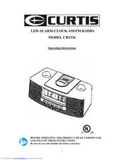 Curtis CR1336 Operating Instructions Manual