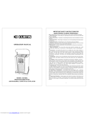 Curtis RCD836 Operation Manual