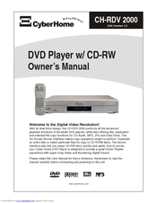 CyberHome CH-RDV 2000 Owner's Manual