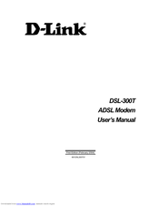 D-Link DSL-300T User Manual