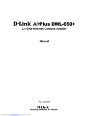 D-Link DWL-650H Manual