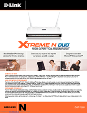D-Link Xtreme N Duo DAP-1555 Specifications