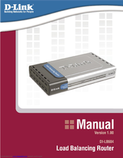 D-Link DI-LB604 - Load Balancing Router Owner's Manual