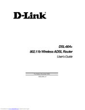 D-Link DSL-604+ User Manual