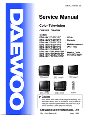 Daewoo DTQ-14V1FSP/20V1FSP Service Manual