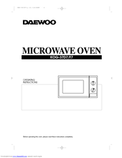Daewoo KOG-37D7/F7 Operating Instructions Manual