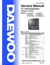 Daewoo DVT-20H2TD Service Manual