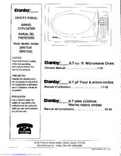 Danby Designer DMW753W Owner's Manual