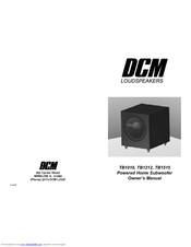 Dcm TB1212 Owner's Manual
