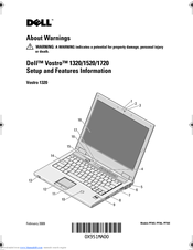 Dell Vostro 1520 Setup & Features Manual