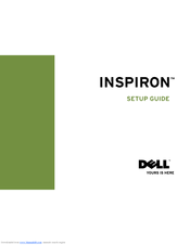 Dell Inspiron P04E001 Setup Manual