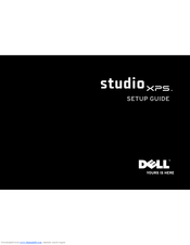 Dell Studio XPS 8100 Setup Manual