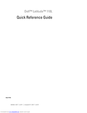 Dell Latitude 110L Quick Reference Manual
