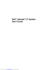 Dell Latitude LT System User Manual