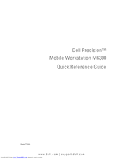 Dell Precision PP05XA Quick Reference Manual