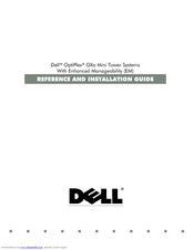 Dell OptiPlex Mini Tower System Reference And Installation Manual