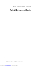Dell Precision XP474 Quick Reference Manual