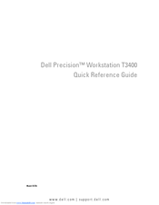 Dell Precision NT505 Quick Reference Manual